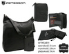 PETERSON leather bag+wallet PTN 6104-DS