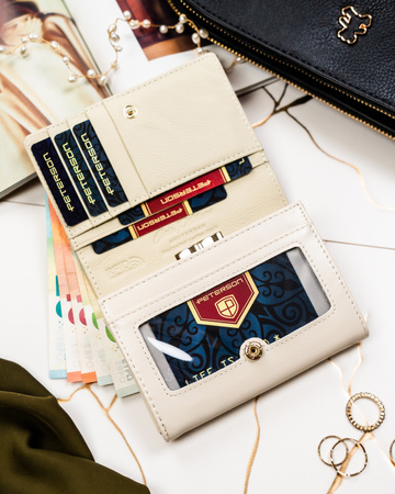 Portfel skóra + PU PTN PX30-PF1 Rose