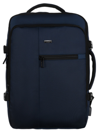 Plecak z poliestru PETERSON PTN PL-FK02 Navy
