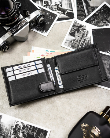 Portfel męski skórzany 0670-RVD Black