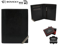 ROVICKY RFID leather wallet N484-RVTM-GN