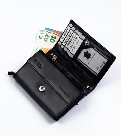 Portfel skórzany R-RD-02-GCL-Q Black