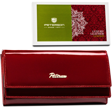Portfel damski skórzany PTN BC-421028 Red