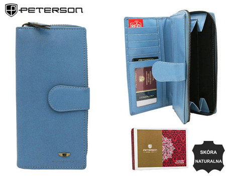 PETERSON PTN 2519-BO RFID leather wallet