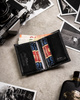 Three-Piece Gift Set: Men’s Leather Wallet, Cardholder and Keychain PETERSON PTN SET3-N992-VT