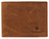 Leather wallet & key ring gift set PETERSON PTN SET-M-N994-CHM