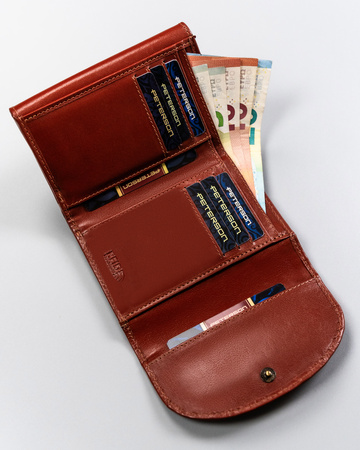 PETERSON PTN 116-BO RFID leather wallet