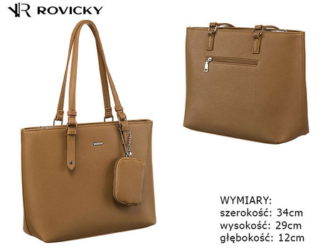 Torebka damska PU R-072-01 Beige