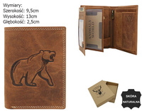 RFID leather wallet Always Wild N4-CHM