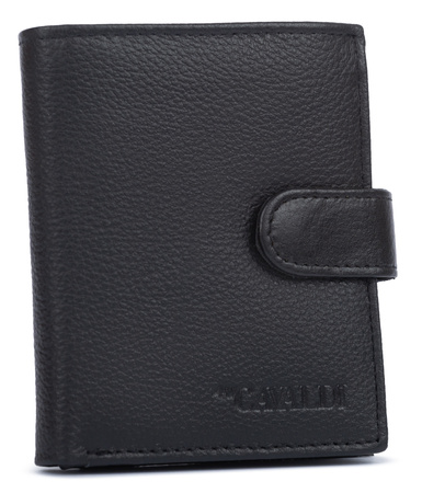 Portfel meski skórzany 0036L-PDM-BP Black