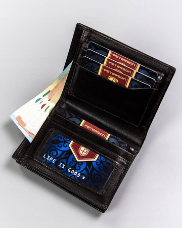PETERSON PTN 22310-VT RFID leather wallet