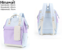 Himawari Travel Backpack with Laptop Compartment and Phone Case 1027-06