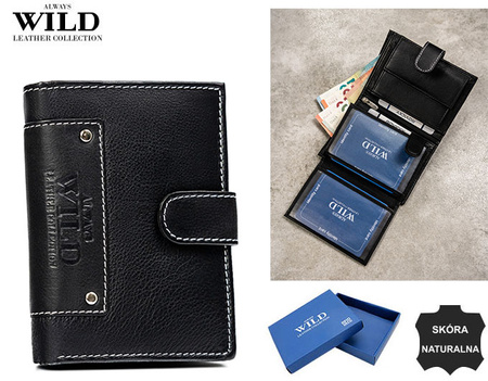 Leather wallet RFID ALWAYS WILD N4L-P-CCD-8127