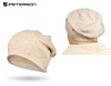 Czapka damska ozdobiona kryształkami PETERSON PTN HAT-05 Beige