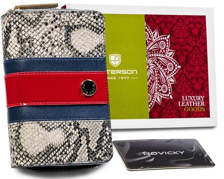 PETERSON PTN ST-418 RFID leather wallet