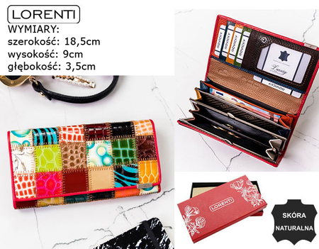 LORENTI 72401 RFID leather wallet