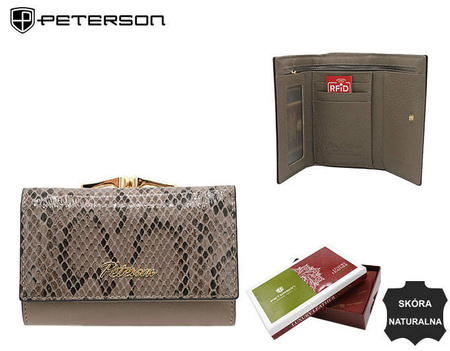 PETERSON PTN SM-412 RFID leather wallet