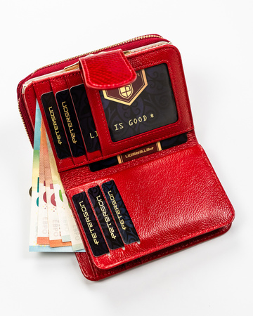 Portfel damski skórzany PTN 425214-DSL Red