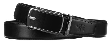 Pasek męski skórzany RV-AB35-02-MET Black