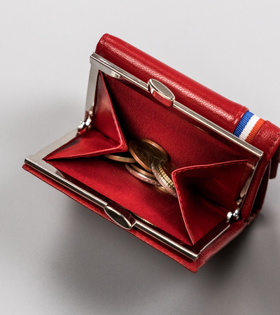 Portfel damski skórzany PTN RD-25-GCL-A Red