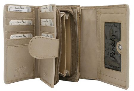 Leather wallet RFID ROVICKY R-615-DDW