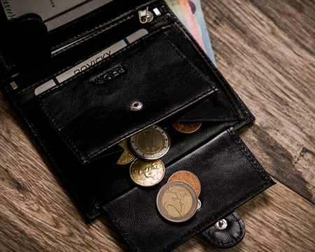 ROVICKY R-RM-10L-GCL men's RFID leather wallet