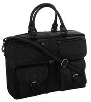 NO LOGO leather laptop bag LAP-146-NDM-NL