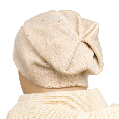 Czapka damska PTN HAT-02 Beige