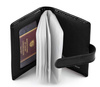 Skórzane etui na dokumenty PTN BP-BC-102 Black