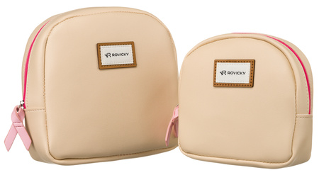 Zestaw kosmetyczek 2szt. R-261 Beige
