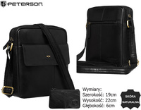 Torba skórzana + Etui PTN 719-TUM Black