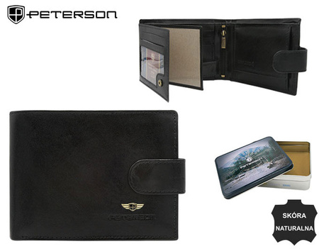 Portfel męski skórzany PTN N61L-VT BLACK