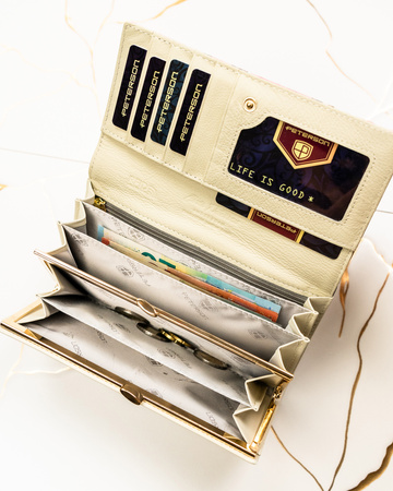 Portfel skóra + PU PTN PX24-PF1 Rose