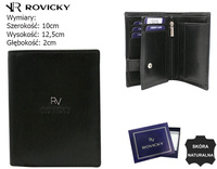 Portfel skórzany RV-7680056-9-BCA Black