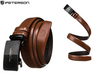 Pasek automat skórzany PTN A001 Brown