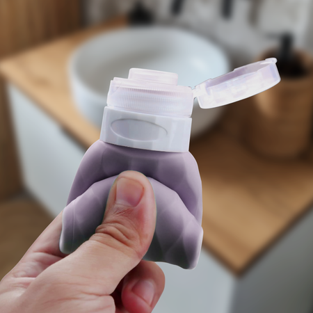 Zestaw silikonowych buteleczek SBP-90-SET4 Brown