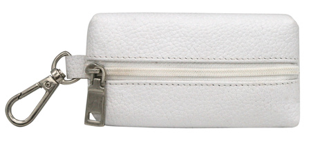 Skórzane etui na klucze SKL-001-NDM White