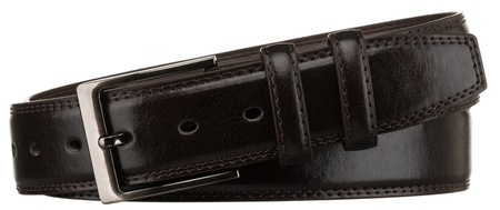 Pasek męski skórzany PTN LTP-BUF BLACK