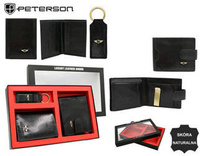 PTN SET3-N78L-VT Leather Set Black