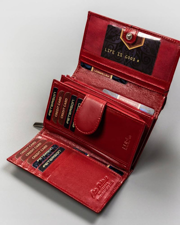 PETERSON PTN RD-21-GCL-Y RFID leather wallet