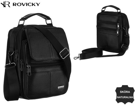 Torba skórzana R-13219 Black