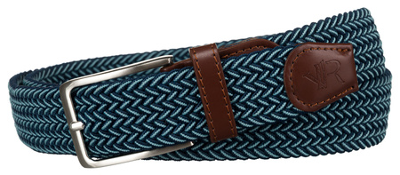 Pasek Parciany R-PAR-PU-115 Green-Brown