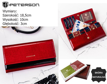 PETERSON PTN 421028-SH RFID leather wallet