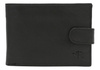 Zestaw prezentowy ze skóry ekologicznej: pasek i portfel Rovicky PU R-N003L-110-PU03 BLACK