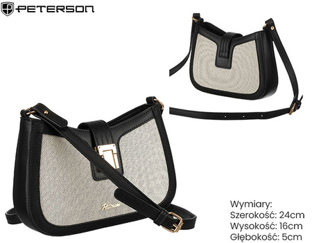 Torebka płócienna PTN CAN-02 Nat-Black