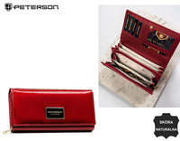 Portfel damski skórzany PTN PH20-1-SH Red