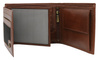 hree-Piece Gift Set: Men’s Leather Wallet, Cardholder and Keychain PETERSON PTN SET3-N992-VT