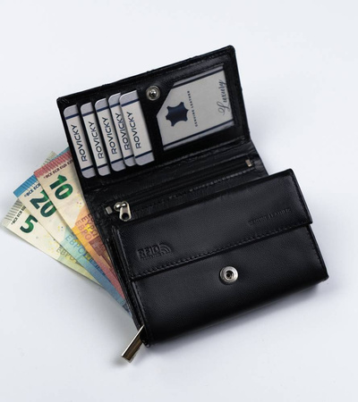 Portfel skórzany R-RD-02-GCL-Q Black