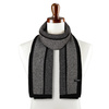 Elegant men's scarf by Peterson PTN SA100-02 Black