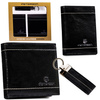 Men's gift set: leather wallet, cardholder and keychain Peterson PTN ZM59